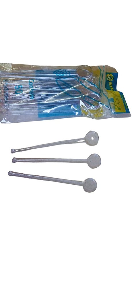 ELITE  MEXEDOR DRINK  16 CM  CRISTAL  C/50  UNS  PCT