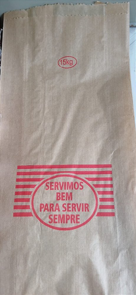 SACO DE PAPEL IRANI 15 KG - SERVIMOS BEM GR. 35 C/500 UNID. PCT