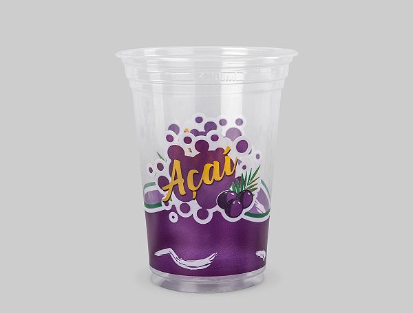 COPAZA COPO AÇAI 440 ML IMPR. PCT C/50 UNID.