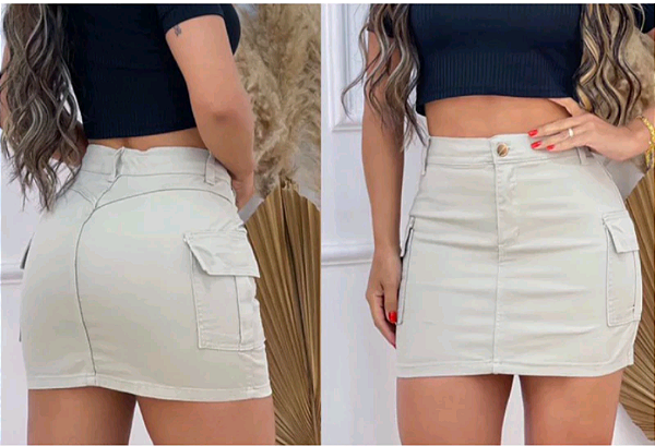 Saia cargo sarja com Lycra