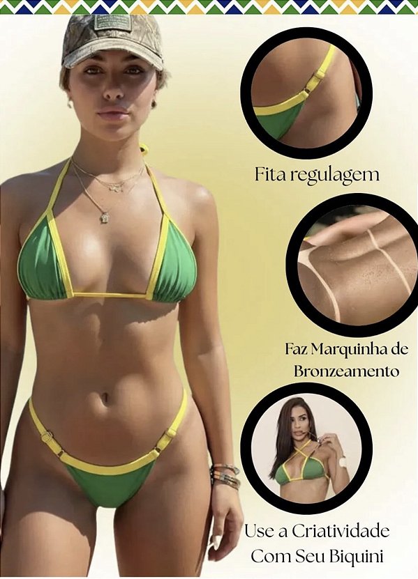 Biquíni fita Brasil