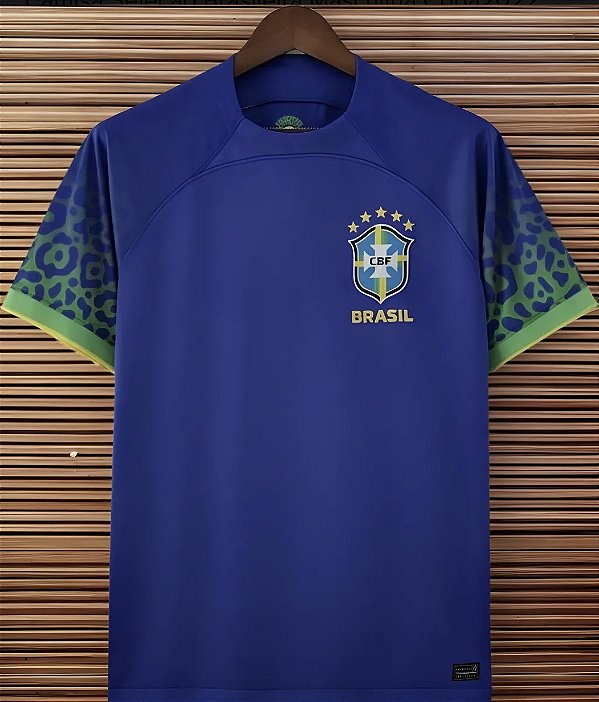 Camiseta Brasil tailandesa 1.1 azul