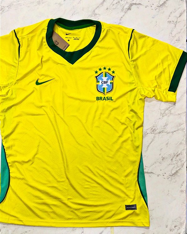 Camiseta Brasil Amarela 2026