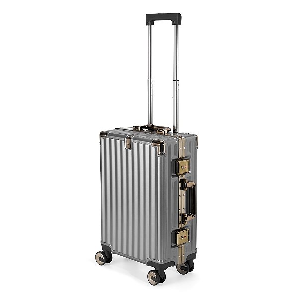 Mala de Viagem Rígida com Acabamento em Alumínio - 38L