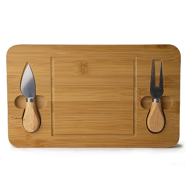 Kit Queijo 3 Peças Retangular