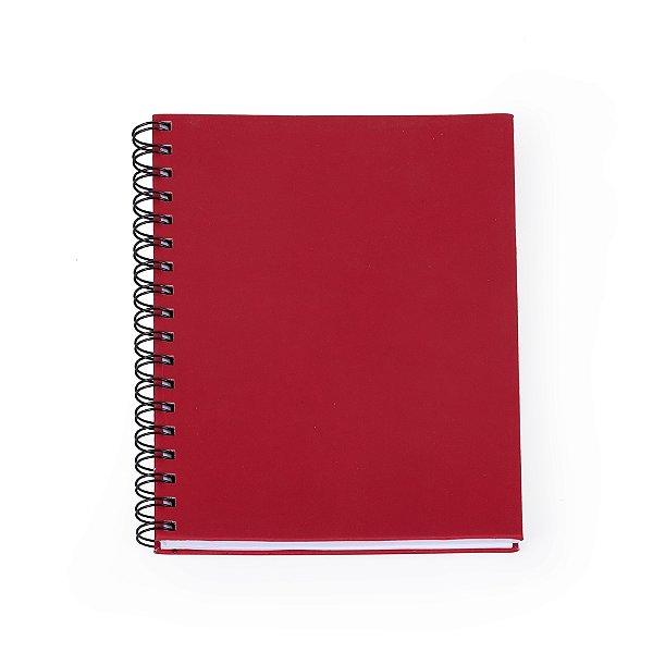 Caderno Emborrachado com Espiral - 17,5cm x 23cm