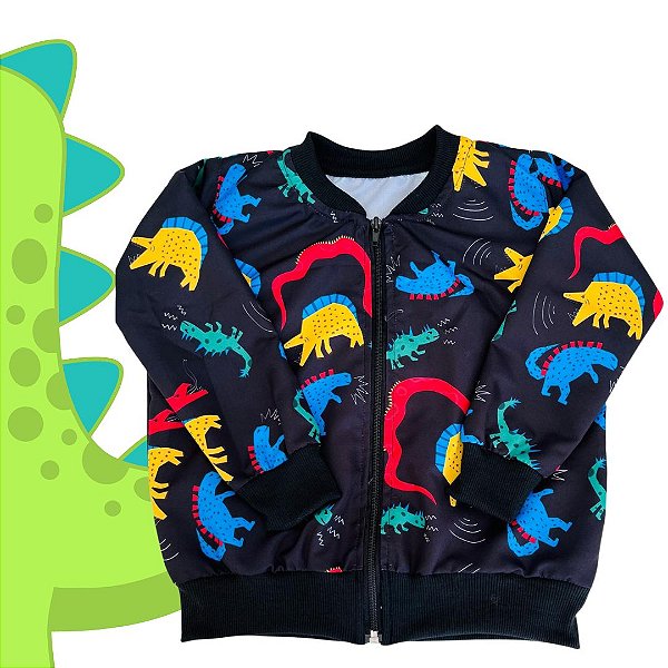 Jaqueta Bomber Dinossauros