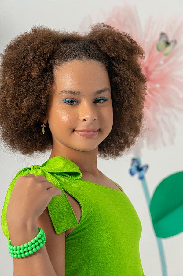 Vestido Laila Verde Neon