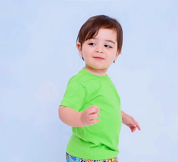 T-Shirt Explosão Verde Limão 💚
