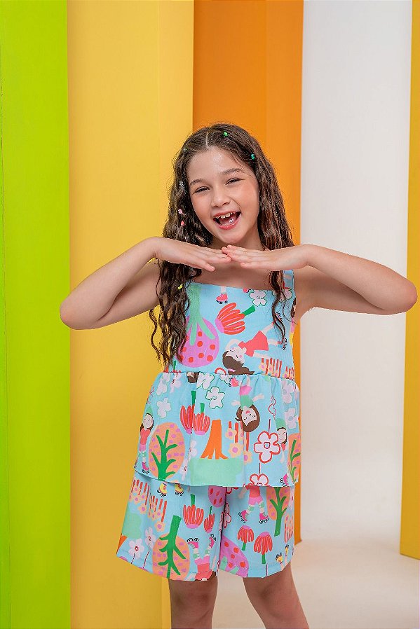 Conjunto Andressa Meninas 👧🏽👧🏻👧🏼🎀