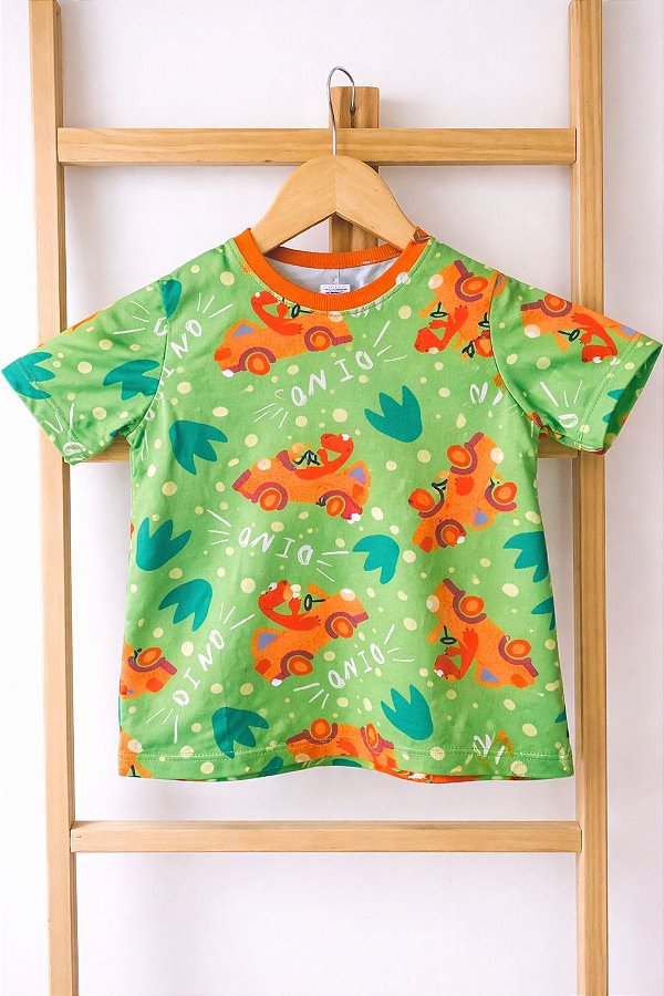 T-Shirt Dino em Carrinhos🦖🚗