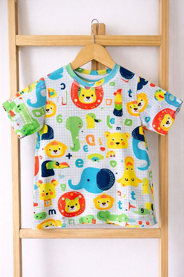 T-Shirt Bichinhos🦁🐊🐸