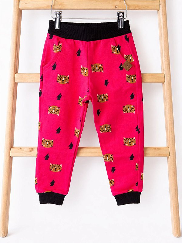 Calça Moletom Oncinha 🐆