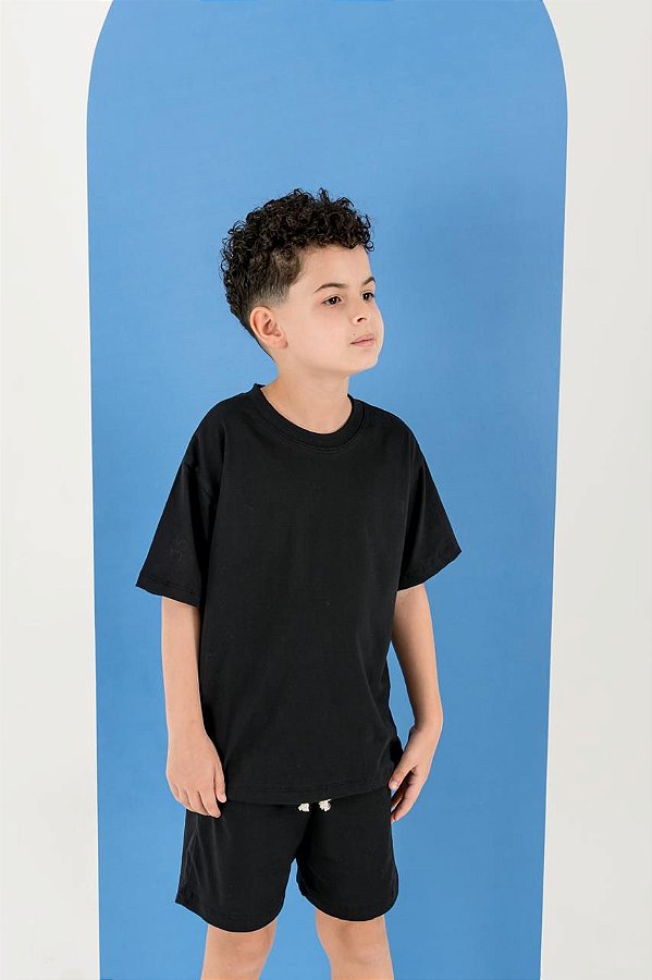 Conjunto oversized preto🖤