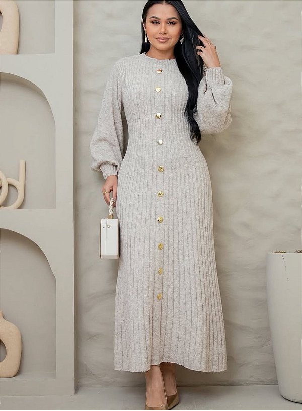 Vestido Tricô Modal