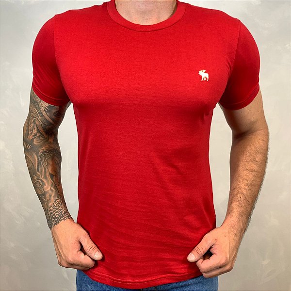 Camiseta Abercrombie Vermelho REF. C-2930