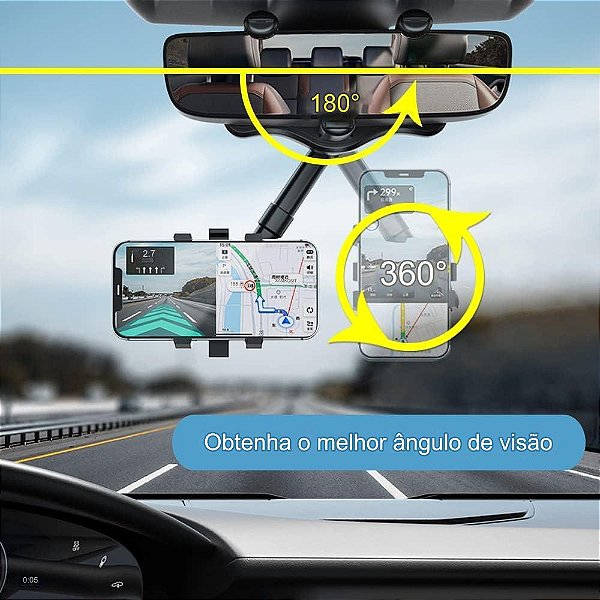 Suporte para Smartphone  360°   Automotivo