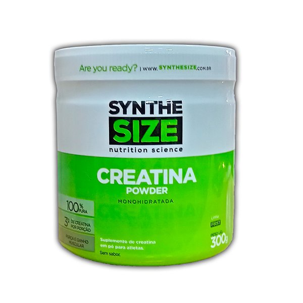 Creatina Powder Monohidratada 300g - Synthesize