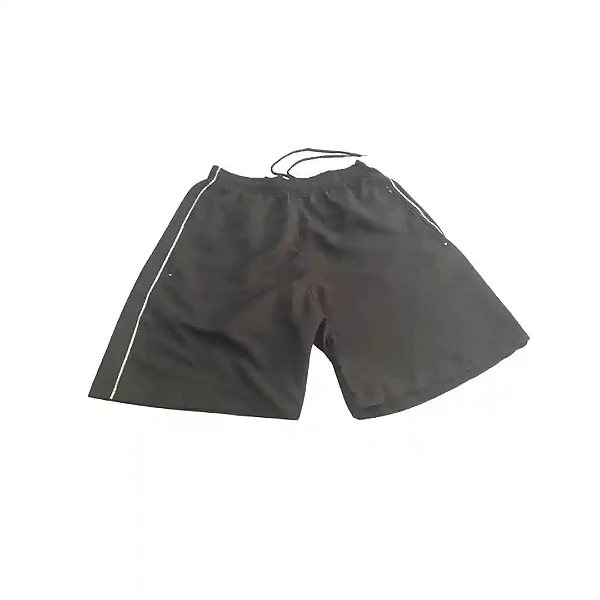 Bermuda Shorts Masculino Tactel - BOLSO COM ZIPER BRANCO