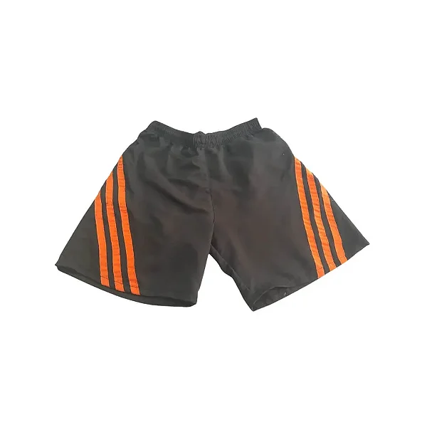 Bermuda Shorts Masculino Tactel – ORION FAIXA LARANJA