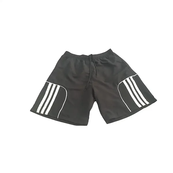 Bermuda Shorts Masculino Tactel – IONS FAIXA BRANCA
