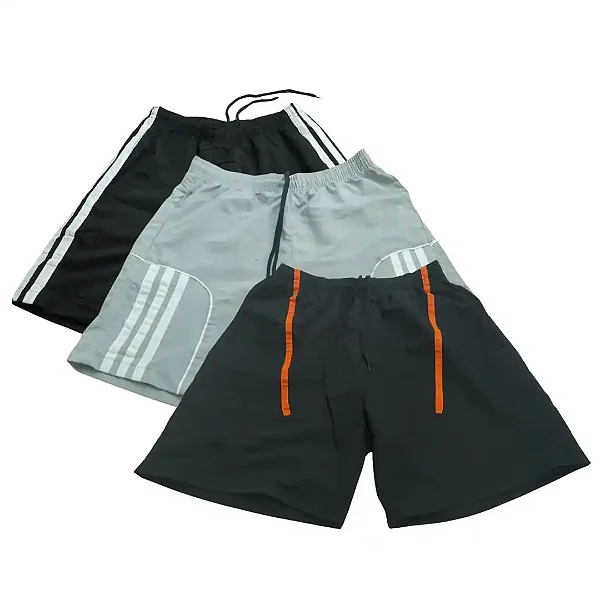 KIT 03 Bermuda Shorts Masculino Tactel – Opção 12