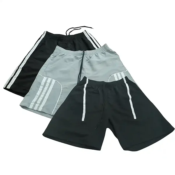 KIT 03 Bermuda Shorts Masculino Tactel – Opção 13