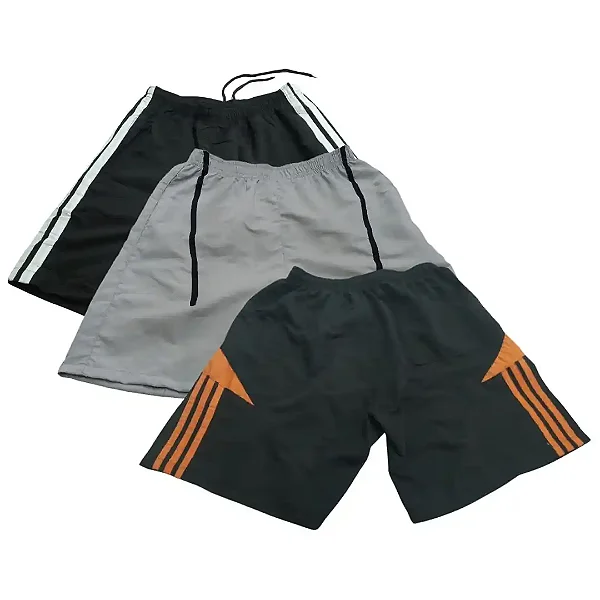 KIT 03 Bermuda Shorts Masculino Tactel – Opção 14