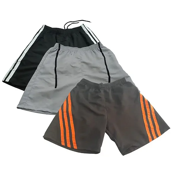 KIT 03 Bermuda Shorts Masculino Tactel – Opção 18