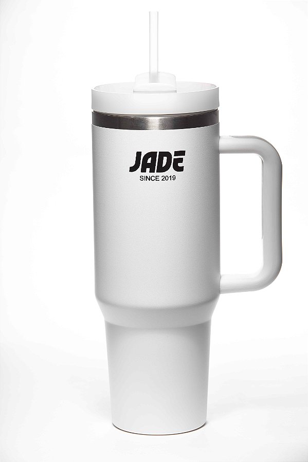 COPO TÉRMICO JADE DIAMOND 1200ml - BRANCO