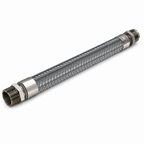 TUBO METALICO FLEXIVEL 1" MF X 1" FG - TOMBACK