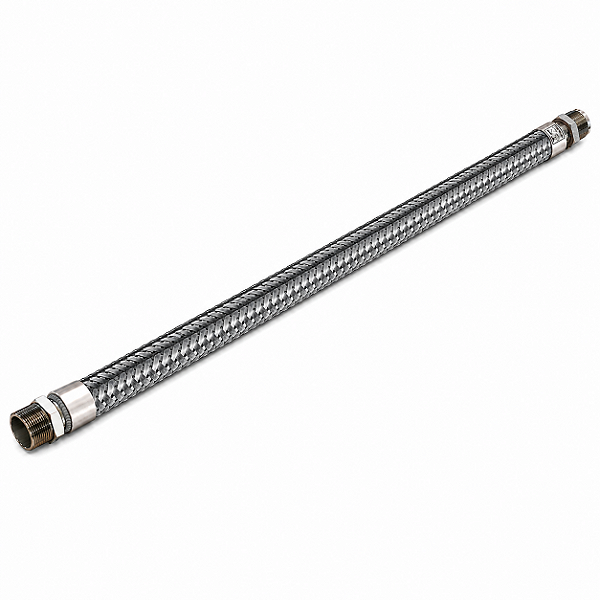 TUBO METALICO FLEXIVEL 1/2" MF X 1/2" FG - TOMBACK