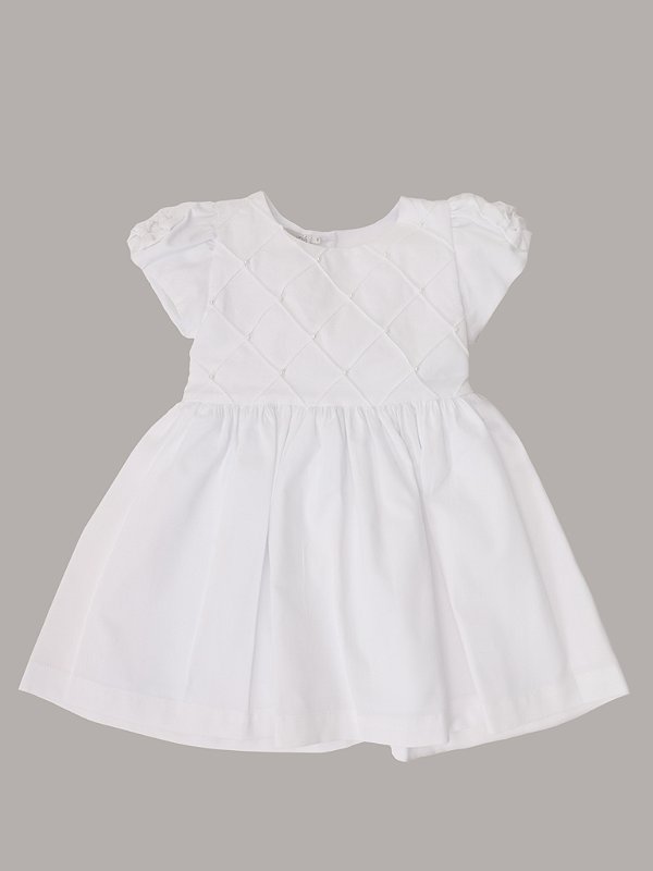 VESTIDO INFANTIL NERVURA PEITO PÉROLA