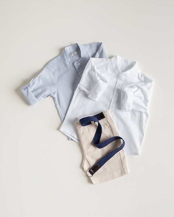 BERMUDA MASCULINA OXFORD