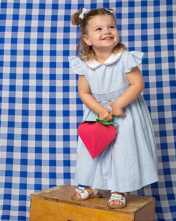 Vestido casinha de abelha flores