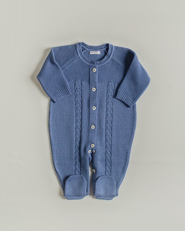 Macacão tranças botão