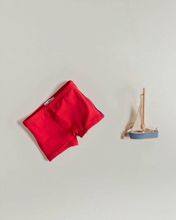 Sunga lisa com friso