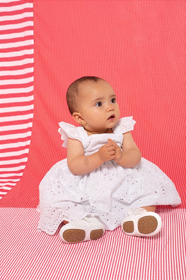 Vestido laise com laço