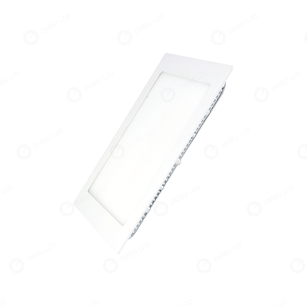 PAINEL DE EMBUTIR LED QUADRADO 12W - BRANCO QUENTE