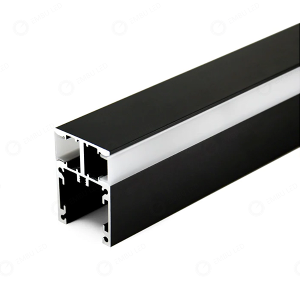PERFIL SOBREPOR 2 METROS PRETO LUZ INDIRETA 26 X 36