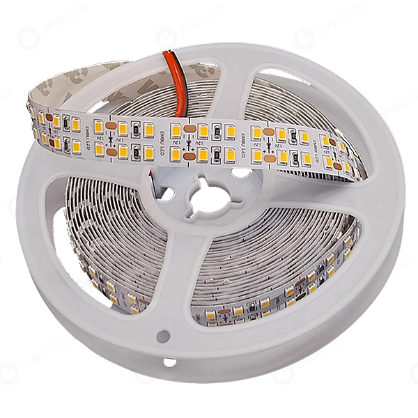 FITA LED 12V SMD2835 DUPLA 240LEDs 5M 20w/m 15MM- BRANCO QUENTE