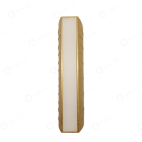 ARANDELA DE PAREDE 2X3W DOURADA IP65 ALUMINIO