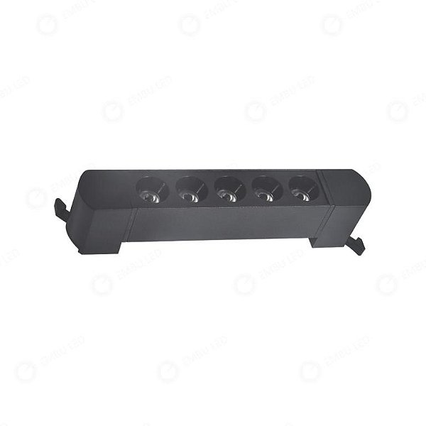 LUMINÁRIA LINEAR SLIM PONTUAL PARA TRILHO - PRETO - 10W - BRANCO FRIO