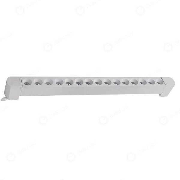 LUMINÁRIA LINEAR SLIM PONTUAL PARA TRILHO - BRANCO - 30W - BRANCO FRIO