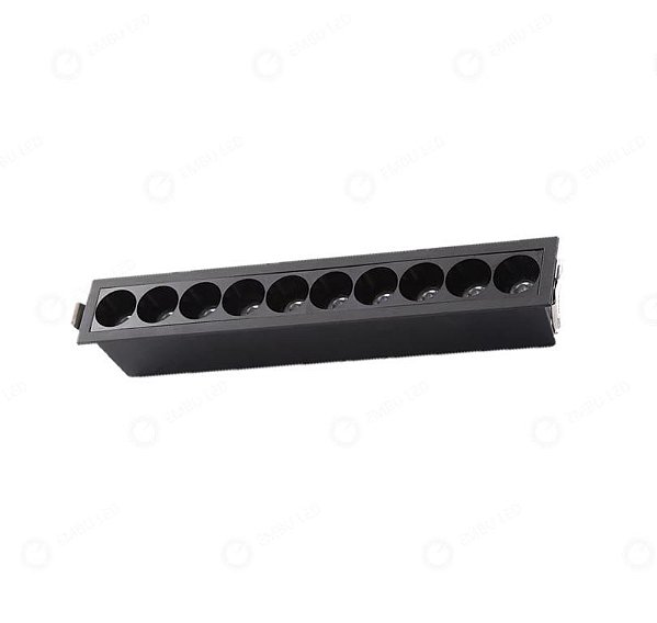 DOWNLIGHT DOT DE EMBUTIR - PRETO - 20W - BRANCO QUENTE