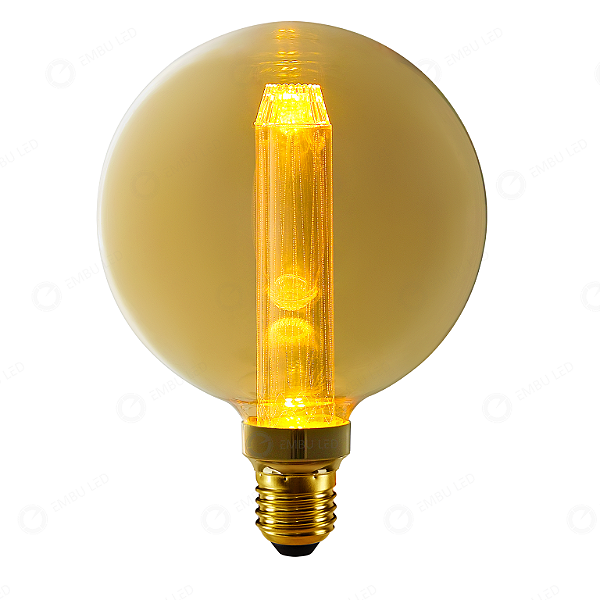 LÂMPADA LED FILAMENTO GUIDE G95 E27 - 3W - ÂMBAR