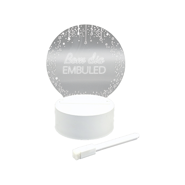 LUMINÁRIA 3D PARA ESCREVER REDONDA COM CANETA 3K/4K/6,5K