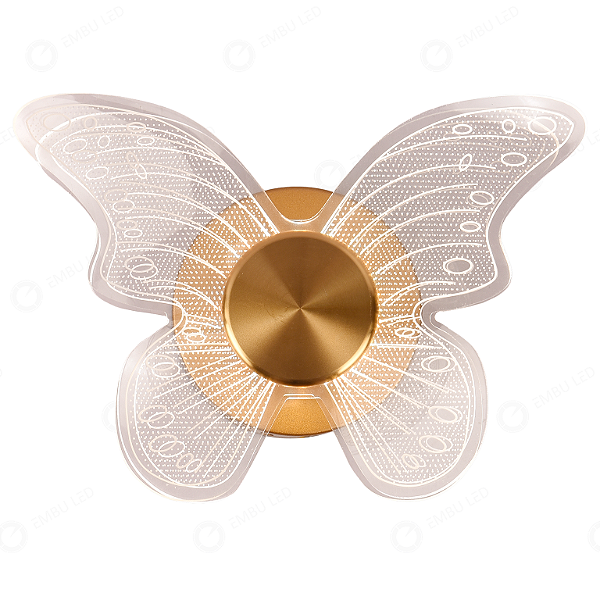 ARANDELA ACRÍLICO BUTTERFLY 3W