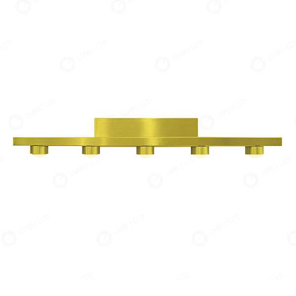 ARANDELA QUINTESSENCIA GOLD 5 FOCOS - BRANCO QUENTE