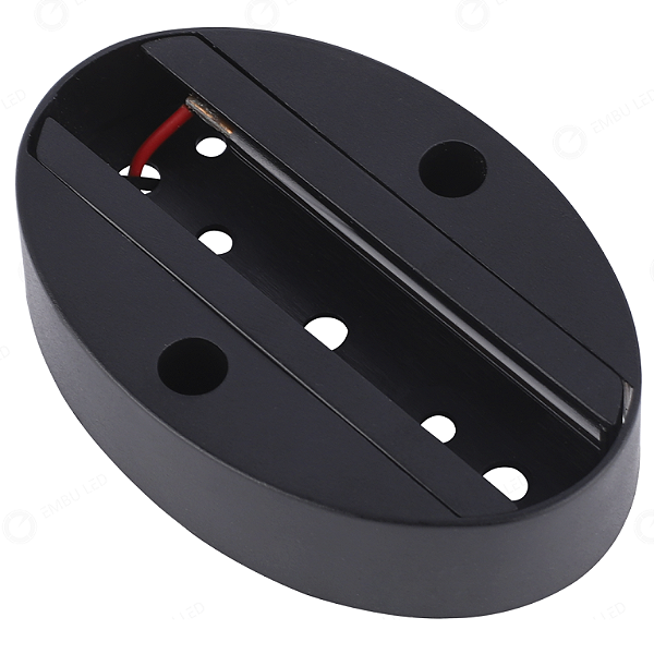 MINI TRILHO ELETRIFICADO OVAL PRETO
